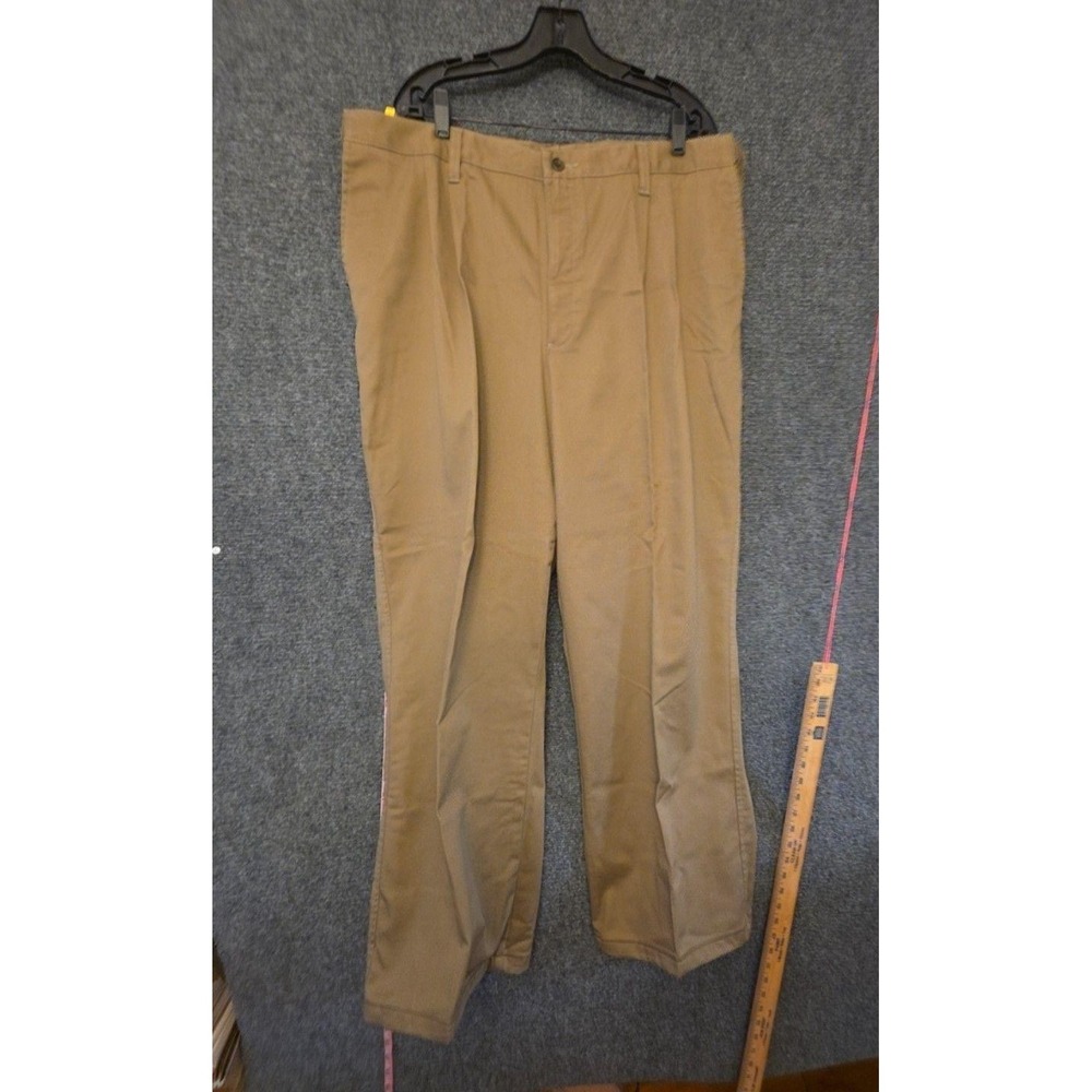 Eddie Bauer Pants Mens 40 Brown Chino Classic Fit Wrinkle Resistant Cotton